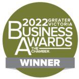 alt="Equilibrium Therapeutics – Winner of the 2022 Greater Victoria Chamber of Commerce Business of the Year Award (11-39 Employees)"